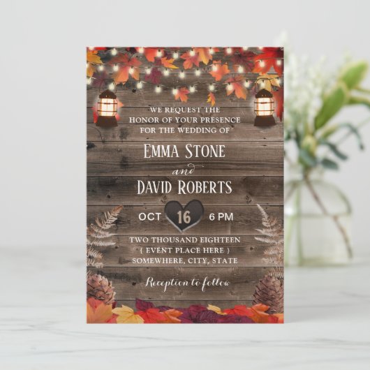 Najaar wordt er een einde gemaakt aan de roestacht kaart (Staand voorkant)