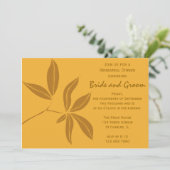 Najaar wordt er tijdens de herfst geen bruiloft ge kaart (Staand voorkant)