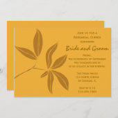 Najaar wordt er tijdens de herfst geen bruiloft ge kaart (Voorkant / Achterkant)