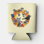 Najaar Wreath of North American Birds Blikjeskoeler (Voorkant)