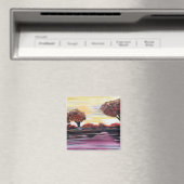 Najaar zonsondergang magneet (Insitu (Vaatwasser))