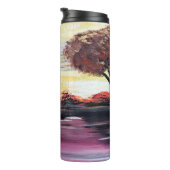 Najaar zonsondergang thermosbeker (Geroteerd rechts)