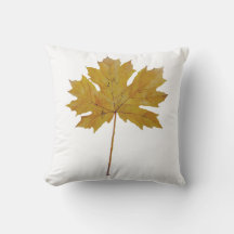 Najaarblad oranje bruine Waterverf.