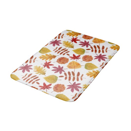 Najaarblad patroon badmat (Gekanteld)