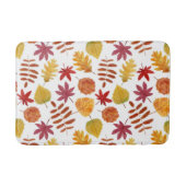 Najaarblad patroon badmat (Voorkant)