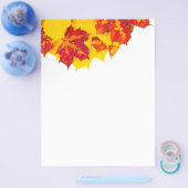 Najaarblad patroon flyer (Enkel)