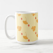Najaarblad patroon koffiemok (Links)