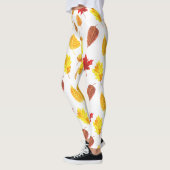 Najaarblad patroon leggings (Links)