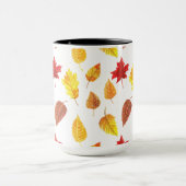 Najaarblad patroon mok (Midden)