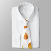 Najaarblad patroon stropdas (Gebonden)