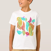 Najaarblad patroon t-shirt (Voorkant)