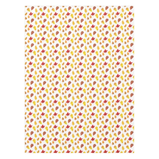 Najaarblad patroon tafelkleed (Voorkant)