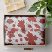 Najaarblad patroon tissuepapier (Geschenk)