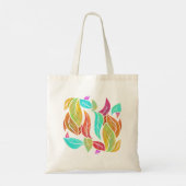 Najaarblad patroon tote bag (Achterkant)