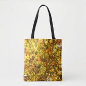 Najaarblad patroon tote bag (Voorkant)
