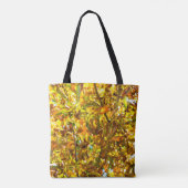 Najaarblad patroon tote bag (Achterkant)