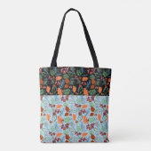 Najaarbladcanvas tas. 2 kleurenmanieren tote bag (Achterkant)