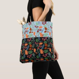 Najaarbladcanvas tas. 2 kleurenmanieren tote bag