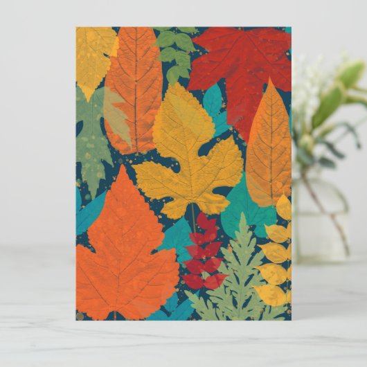 Najaarbladeren (Staand voorkant)