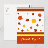 Najaarbladeren Briefkaart (Voorkant / Achterkant)