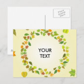 Najaarbladeren Briefkaart (Voorkant / Achterkant)