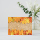Najaarbladeren Briefkaart (Staand voorkant)