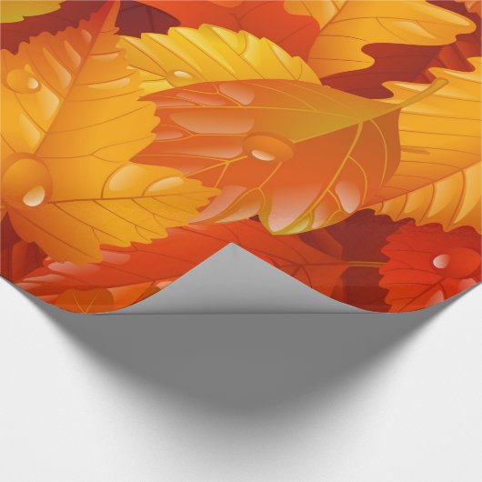 Najaarbladeren Cadeaupapier (Hoek)