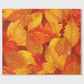 Najaarbladeren Cadeaupapier (Vlak)
