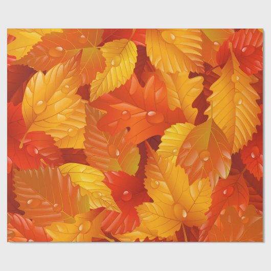 Najaarbladeren Cadeaupapier (Vlak)