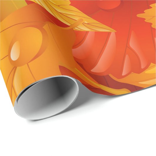 Najaarbladeren Cadeaupapier (Rol Hoek)