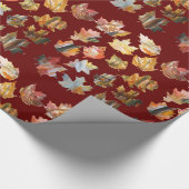Najaarbladeren Cadeaupapier (Hoek)