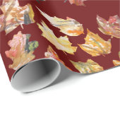 Najaarbladeren Cadeaupapier (Rol Hoek)