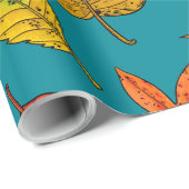 Najaarbladeren Cadeaupapier (Rol Hoek)