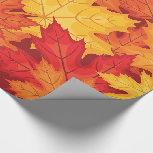 Najaarbladeren Cadeaupapier (Hoek)
