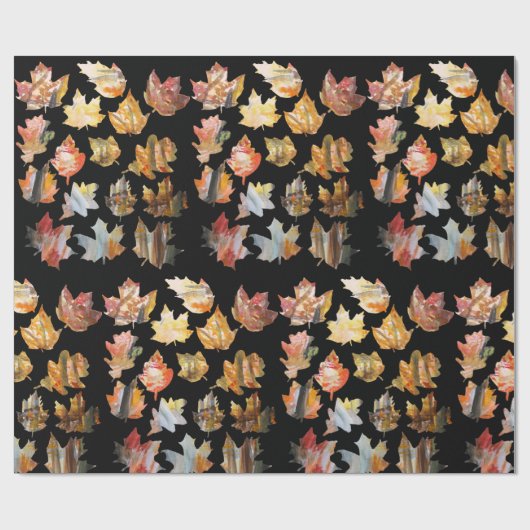 Najaarbladeren Cadeaupapier (Vlak)