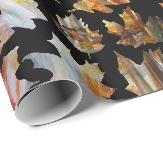 Najaarbladeren Cadeaupapier (Rol Hoek)