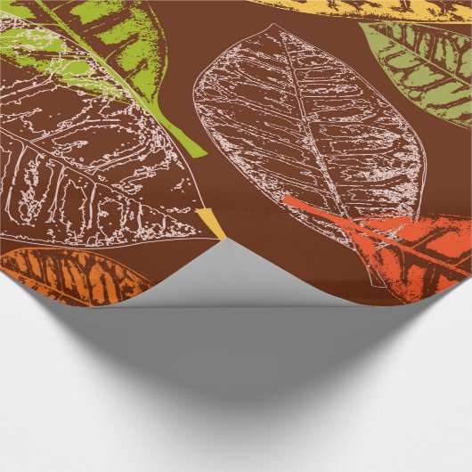 Najaarbladeren Cadeaupapier (Hoek)