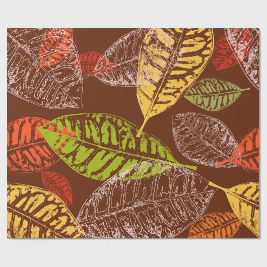 Najaarbladeren Cadeaupapier (Vlak)