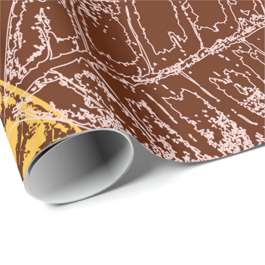 Najaarbladeren Cadeaupapier (Rol Hoek)