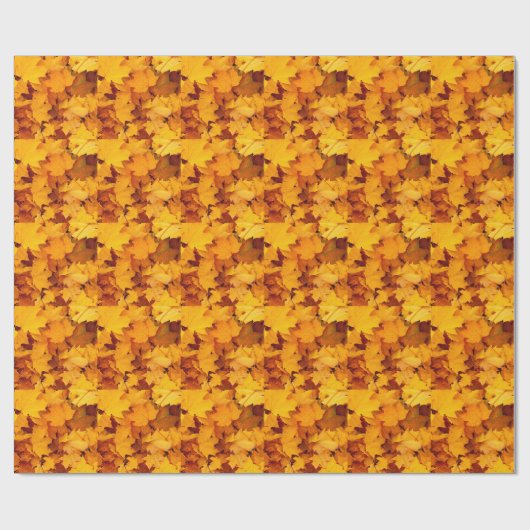 Najaarbladeren Cadeaupapier (Vlak)