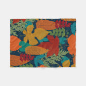 Najaarbladeren Fleece Deken (Voorkant (Horizontaal))