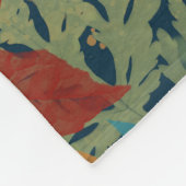Najaarbladeren Fleece Deken (Hoek)