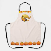 Najaarbladeren, hoorn van genoeg en pompoenen schort (Voorkant)