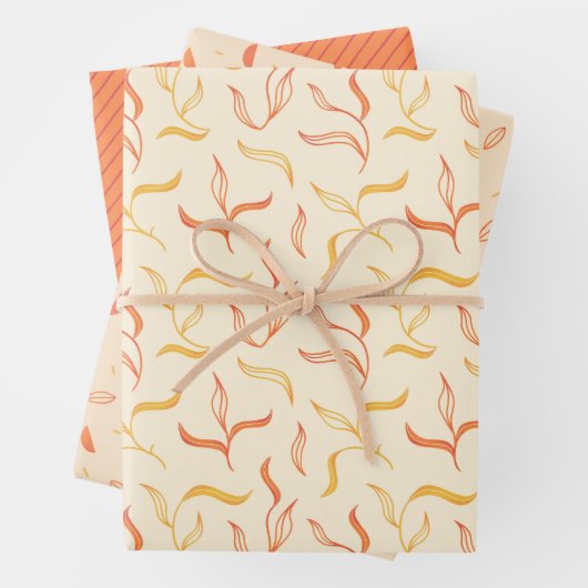 Najaarbladeren Inpakpapier Vel (In situ)