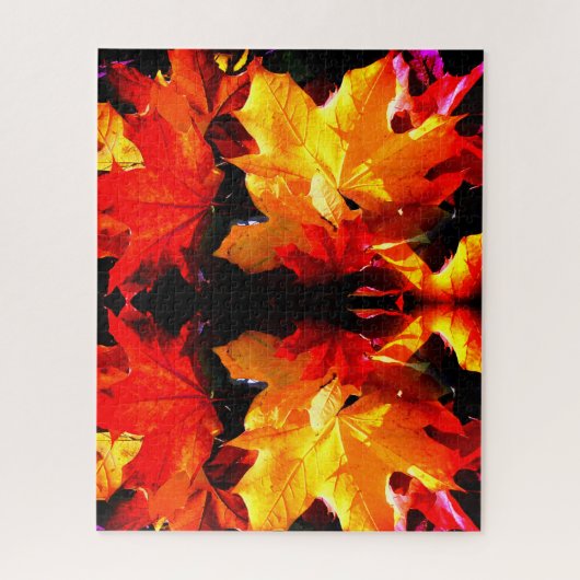 Najaarbladeren Legpuzzel (Verticaal)