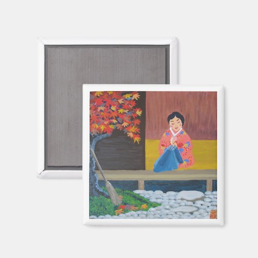 Najaarbladeren Magneet (Voorkant / Achterkant)