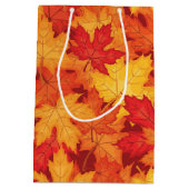 Najaarbladeren Medium Cadeauzakje (Achterkant)