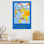 Najaarbladeren migreren door Mark Sellers Poster (Keuken)