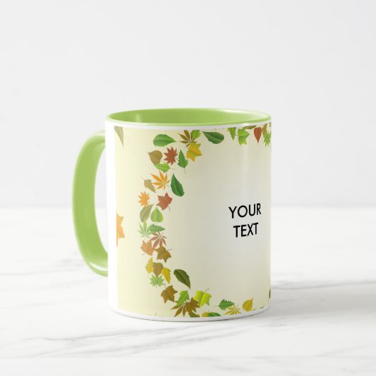 Najaarbladeren Mok (Voorkant links)