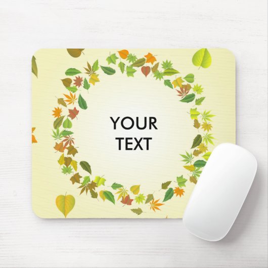 Najaarbladeren Muismat (Met muis)